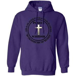 "Prayer Warrior" - Personal Designer long sleeve Hoodie Men's Women's Pullover Hoodie 8 oz.