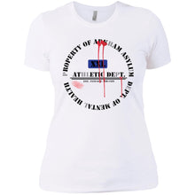 PROPERTY OF ARKHAM3B "Arkham Athletics - Help" - Custom Personalized Ladies' Boyfriend T-Shirt