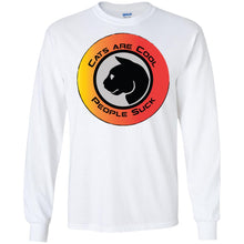 "Cats Are Cool" - Personal Designer long sleeve T-shirts Men's Women's LS Ultra Cotton T-Shirt