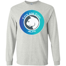 CAT R COOL 4LIFE - A Personal Designer long sleeve Hoodie Men's Women's LS Ultra Cotton T-Shirt