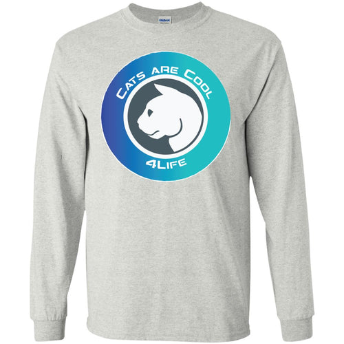 CAT R COOL 4LIFE - A Personal Designer long sleeve Hoodie Men's Women's LS Ultra Cotton T-Shirt