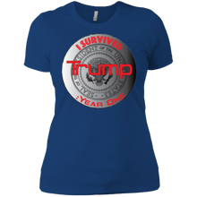 "I Survived Trump:Year One" - Custom Personalized Ladies' Boyfriend T-Shirt