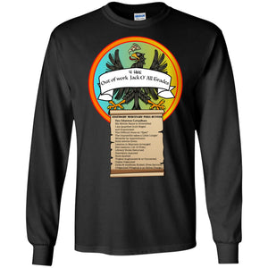 "Legendary Mercenary Pizza Hunter" Personal Designer long sleeve Hoodie Men's Women's LS Ultra Cotton T-Shirt
