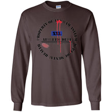 PROPERTY OF ARKHAM3B "Arkham Athletics - Help" - Personal Designer long sleeve Men's Ultra Cotton T-Shirt