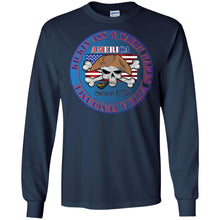 America Kickin Ass Since 1776 -B Personal Designer long sleeve T-shirts Men's Women's LS Ultra Cotton T-Shirt