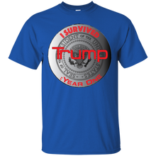 "I Survived Trump:Year One" - Custom Personalized T-shirts Men's Women's Cotton T-Shirt