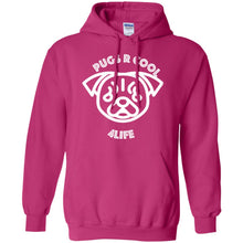 "Pugs R Cool 4Life" - W Personal Designer Men's Women's Pullover Hoodie 8 oz.