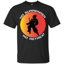 "No Surrender No Retreat - Saiyan" Custom Personalized T-shirts Men's Women's Cotton T-Shirt