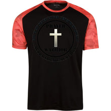 "Prayer Warrior" Take A Knee - Custom Personalized T-shirts Men's Women's CamoHex Colorblock T-Shirt