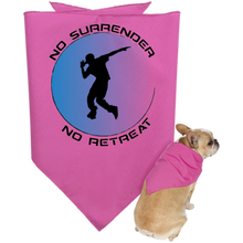 "No Surrender - Dance'n4Life" Cool Unique Designer Doggie Bandana