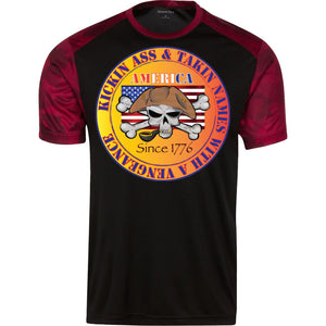 “America” - Since 1776 - Gold Custom Personalized T-shirts Men's Women's CamoHex Colorblock T-Shirt