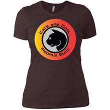 "Cats Are Cool"- Custom Personalized Ladies' Boyfriend T-Shirt