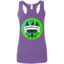 4Hire  "Mercenary Sk8 Hero" Custom Personalized Ladies' Softstyle Racerback Tank
