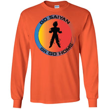 "Go Saiyan or Go Home" Personal Designer long sleeve Hoodie Men's Women's LS Ultra Cotton T-Shirt