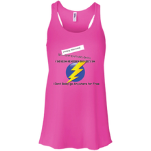 "Hot Green Ass" Custom Personalized T-Shirt Ladies' Bella + Canvas Flowy Racerback Tank