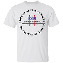 "Property Of Vlad  Alucard U Dept. of Hematology” -B Custom Personalized T-shirts Men's Women's Ultra Cotton T-Shirt