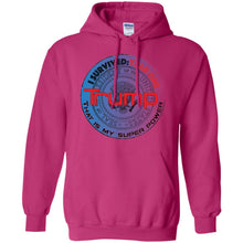 "Trump: Year One - My Super Power"- Personal Designer Men's Women's Pullover Hoodie 8 oz.
