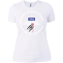 "Property of Black Lagoon U" Custom Personalized Ladies' Boyfriend T-Shirt