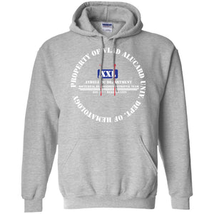 "Property Of Vlad U Dept. of Hematology” -W Personal Designer Men's Women's Pullover Hoodie 8 oz.