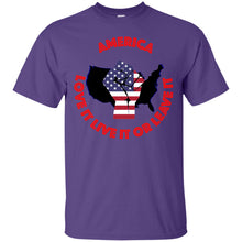 "America" Love It Live It or Leave It - Custom Personalized T-shirts Men's Women's Ultra Cotton T-Shirt