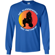 "No Surrender No Retreat - Saiyan" Personal Designer long sleeve Men's Ultra Cotton T-Shirt