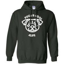 "Pugs R Cool 4Life" - W Personal Designer Men's Women's Pullover Hoodie 8 oz.