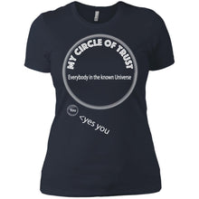"My Circle of Trust" - Custom Personalized Ladies' Boyfriend T-Shirt